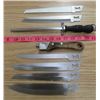Image 1 : LOT OF BLADES (WITH KNIFE HANDLE) *SHARPENER*