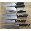 Image 1 : LOT OF 6 KNIVES (3 X FARBERWARE) *1 X ROSCAN* (1 X ONEIDA) *1 X CUISINART*