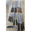 Image 1 : LOT OF 15 MIXED KNIVES (NOBLES, EPICURE, FROSTS, MASTERCHEF, MAXAM, ETC)