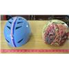 Image 1 : LOT OF 2 YOUTH HELMETS (BLUE 55-58 CM) *PINK 55-58 SM*