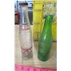 Image 3 : LOT OF 24 POP BOTTLES WITH YELLOW PLASTIC CRATE (VARIOUS BRANDS)