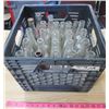 Image 1 : LOT OF 24 POP BOTTLES WITH BLUE PLASTIC CRATE (VARIOUS BRANDS)