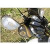 Image 3 : SET OF 10 GOLF CLUBS (BAG HAS BUILT IN STAND, BLACK AND GOLD) *JOHN DALY* (MISC GOLF SUPPLIES IN BAG