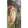 Image 1 : LOT OF GOLF CLUBS (WITH 2 GOLF BAGS CONTAINING MISC GOLF SUPPLIES)
