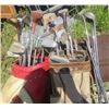 Image 7 : LOT OF GOLF CLUBS (WITH 2 GOLF BAGS CONTAINING MISC GOLF SUPPLIES)