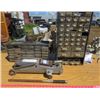 Image 1 : HYDROLIC JACK AND 2 BOXES OF MISC SCREWS, NAILS, ETC