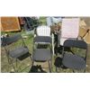 Image 1 : LOT OF 5 CHAIRS (3 FOLDING)