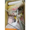 Image 3 : LOT OF MISC PAINT SUPPLIES (ROLLERS, HANDLES, PAINT TARP, ETC)