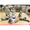 Image 1 : LOT OF 7 GARDEN GNOMES