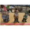 Image 4 : LOT OF 7 GARDEN GNOMES
