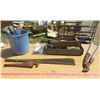 Image 1 : LOT OF MISC TOOLS (PIPE WRENCH, METAL TOOL TRAY, FILES, ETC)