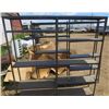 Image 2 : LOT OF 2 SHELVING UNITS (METAL) *5' X 5' X 10"DEEP*