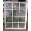 Image 1 : LOT OF 2 WINDOWS (45"HIGH X 32" LONG X 4.75 DEEP FRAME) *WHITE* (ONE CRACKED)