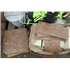 Image 2 : LOT OF MISC HOUSEHOLD ITEMS (TILES, CHRISTMAS DECOR, CHRISTMAS LIGHTS, SKATES, ETC)