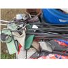 Image 3 : LOT OF MISC ITEMS (FOLDING CAMP CHAIRS, 2 X BOOGIE BOARDS, CRUTCHES, GOLF CLUBS, ETC)
