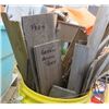 Image 5 : LOT OF MISC ITEMS (FOLDING CAMP CHAIRS, 2 X BOOGIE BOARDS, CRUTCHES, GOLF CLUBS, ETC)