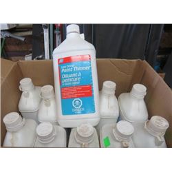 LOT OF 11 BOTTLES OF PAINT THINNER (LOW ODOR) *946ML PER BOTTLE*