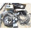 Image 1 : LOT OF MISC ELECTRICAL ITEMS (2 X FUSE BOXES, PLUG INS, 220 VOLT CORD, FOAM PIPE SPACERS, ETC