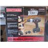 Image 1 : DRILL SET (CRAFTSMEN) *NOS* (18 VOLT) *CORDLESS* (2 X BATTERIES) *NO CHARGER CORD*