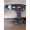 Image 5 : DRILL SET (CRAFTSMEN) *NOS* (18 VOLT) *CORDLESS* (2 X BATTERIES) *NO CHARGER CORD*