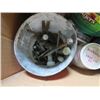 Image 12 : MIXED LOT OF RANDOM NUTS, BOLTS, SCREWS AND NAILS (LIGHT FIXTURES)