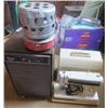 Image 1 : LOT OF ASSORTED ITEMS (COLEMAN HEATER, ELECTRIC CLASSIC FROSTGAURD HEATER, KENMORE SEWING MACHINE)