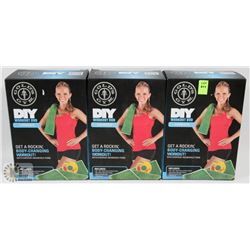 LOT OF 3 NEW! GOLD GYMS DIY WORKOUT DVD