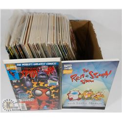 BOX OF VINTAGE COLLECTORS COMICS