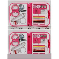 LOT OF 2 NEW! MINI PORTABLE SEWING KIT