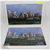 Image 1 : LOT OF TWO CITY OF EDMONTON SKYLINE PRINT