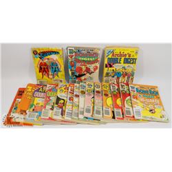 FLAT OF VINTAGE RICHIE RICH, ARCHIE, AND OTHER COM