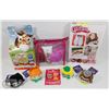 Image 1 : FLAT OF NEW GIRLS TOYS, BATH SETS, AND MORE