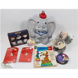 FLAT OF ASSORTED DISNEY COLLECTIBLES