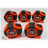 Image 1 : LOT OF 5 TAPE MEASURES