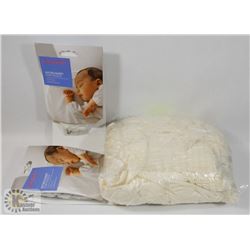 CRIB SHEETS WITH 2 FITTED SHEETS FOR CRADLE