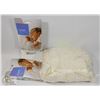 Image 1 : CRIB SHEETS WITH 2 FITTED SHEETS FOR CRADLE