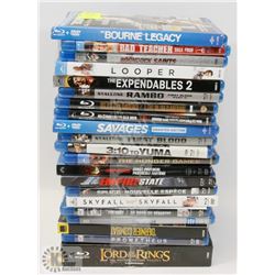 20+ BLU RAYS INCLUDES LORD OF THE RINGS