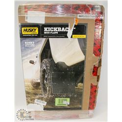 HUSKY KICK BACK MUD FLAPS (FOR TRUCK)