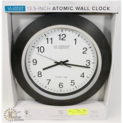 LACROSSE 13.5 INCH ATOMIC WALL CLOCK