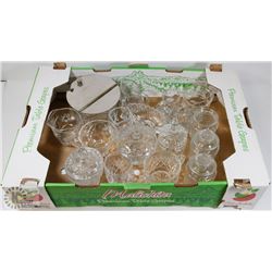 FLAT OF ASSORTED CRYSTAL