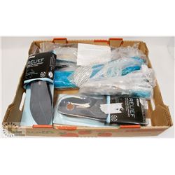 BOX OF 8 PAIRS OF SOLEEZE ARCH SUPPORTS