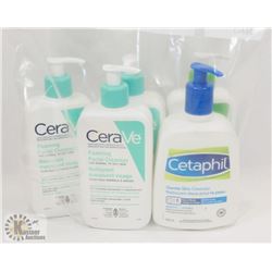 BAG OF ASSORTED FACIAL CLEANSERS