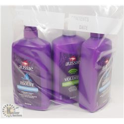 BAG OF AUSSIE SHAMPOO AND CONDITIONER