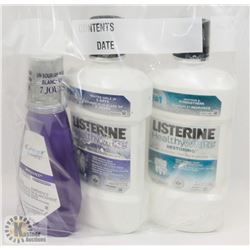 BAG OF ASSORTED MOUTH WASH