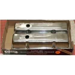 SET OF CHROME VALVE COVERS DODGE RAM