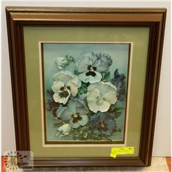 FRAMED PAPER TOLE 16 X 19