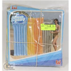 SET OF 2 NEW INFLATABLE WATER MATTRESSES BY