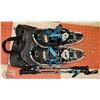 Image 1 : SNOWSHOES WITH WALKING STICKS IN CARRY BAG