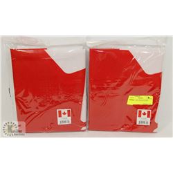 LOT OF 2 - 3X5FT CANADA FLAGS