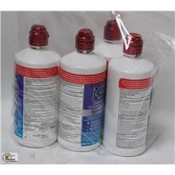 4 BOTTLES OF CLEAR CARE CLEANING AND DISINFECTING